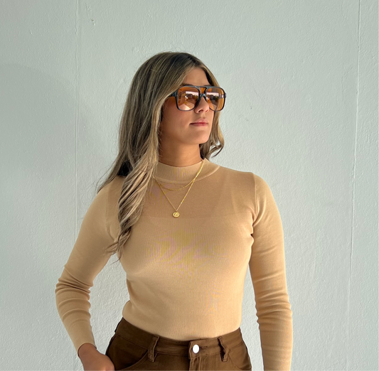 Sandstone Knit Top